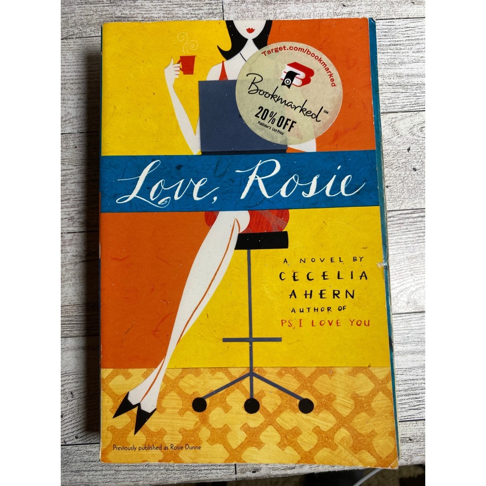 Cecelia Ahern Love Rosie Trade Paperback Novel‎ 2005 Romantic Comedy Epistolary